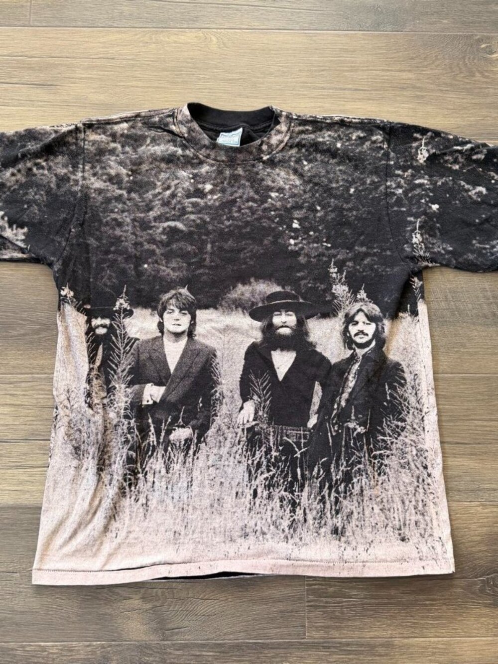 The Beatles Tittenhurst All-Over Print Vintage Tee